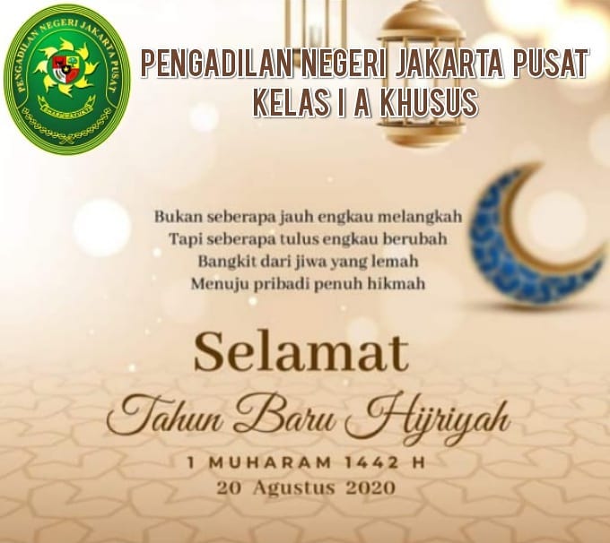 SELAMAT HARI RAYA TAHUN BARU 1 MUHARAM 1442 H