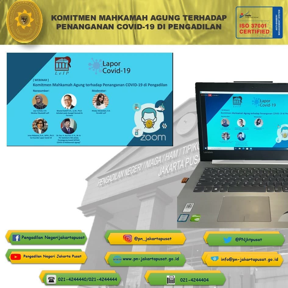 WEBINAR - KOMITMEN MA-RI TERHADAP PENANGANAN COVID-19.