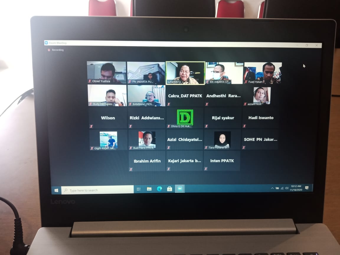 FOCUS GROUP DISCUSSION DENGAN DIREKTORAT HUKUM PPATK