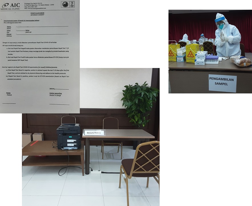 RAPID TEST dan SWAB PCR COVID-19 MASSAL.