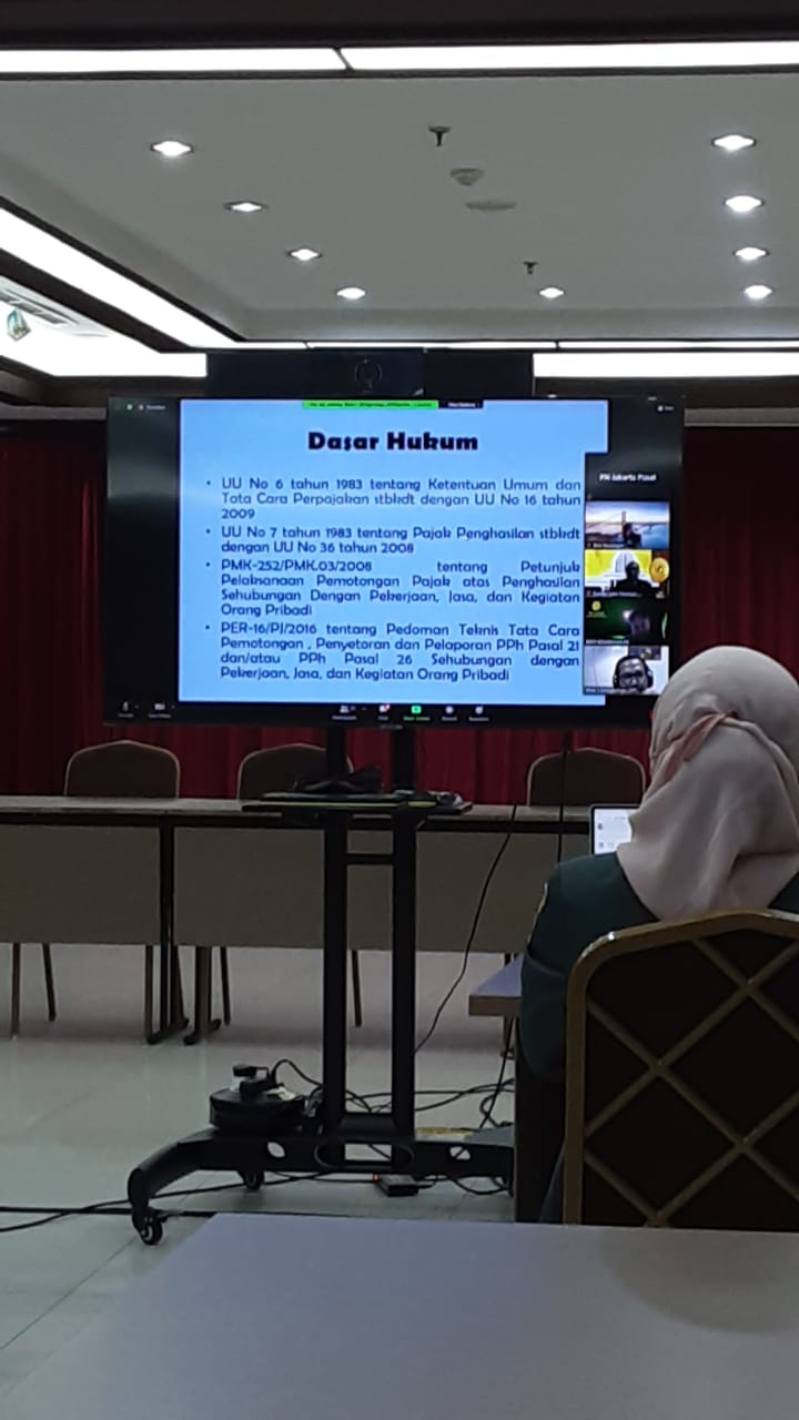 RAPAT PEMBAHASAN PEMOTONGAN PPh HAKIM AD HOC