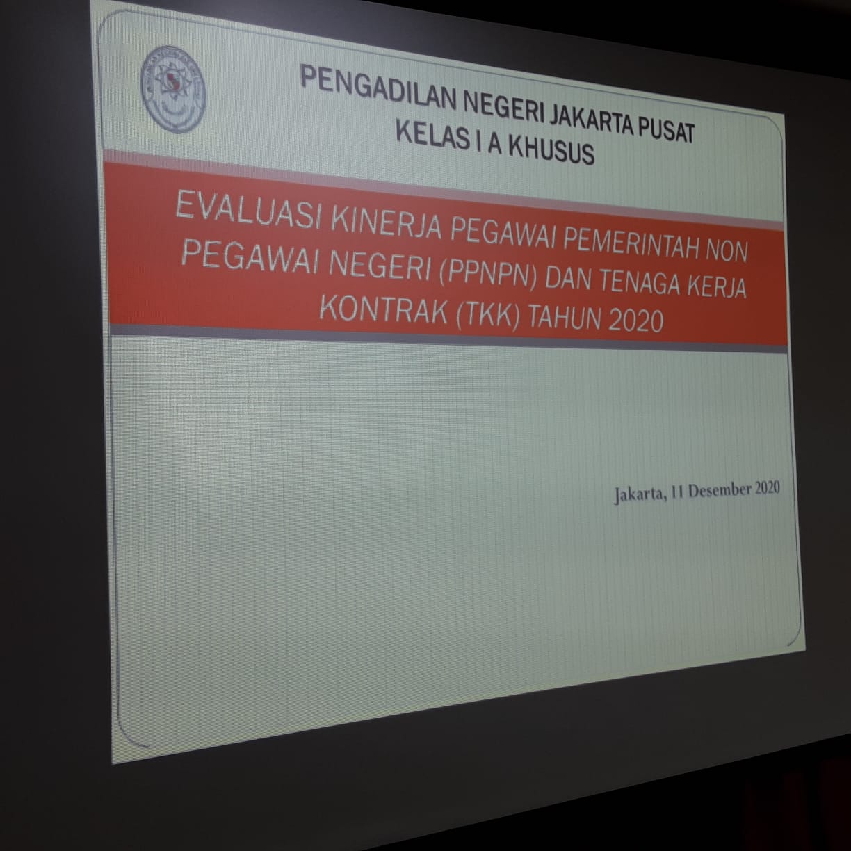 EVALUASI KINERJA PPNPN DAN TKK TAHUN 2020