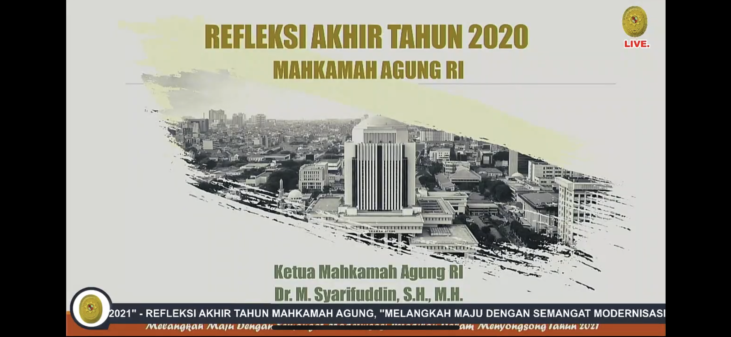 REFLEKSI AKHIR TAHUN MAHKAMAH AGUNG RI