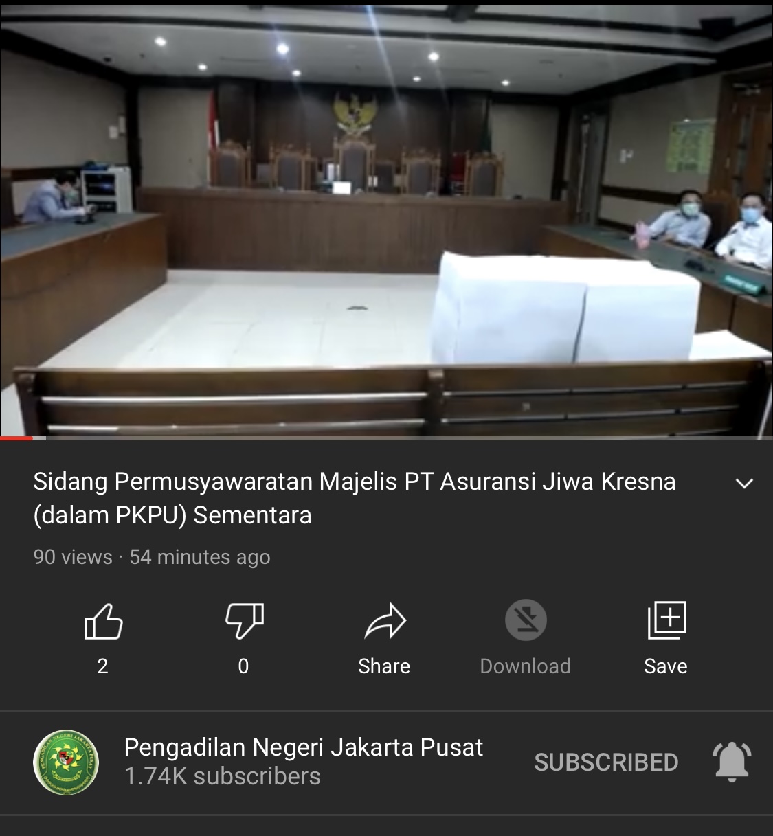 SIDANG PERMUSYARAWATAN MAJELIS PT. ASURANSI JIWA KRESNA