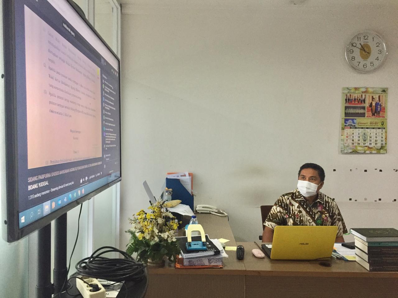 SIDANG PARIPURNA KHUSUS PEMILIHAN WKMA BIDANG YUDISIAL