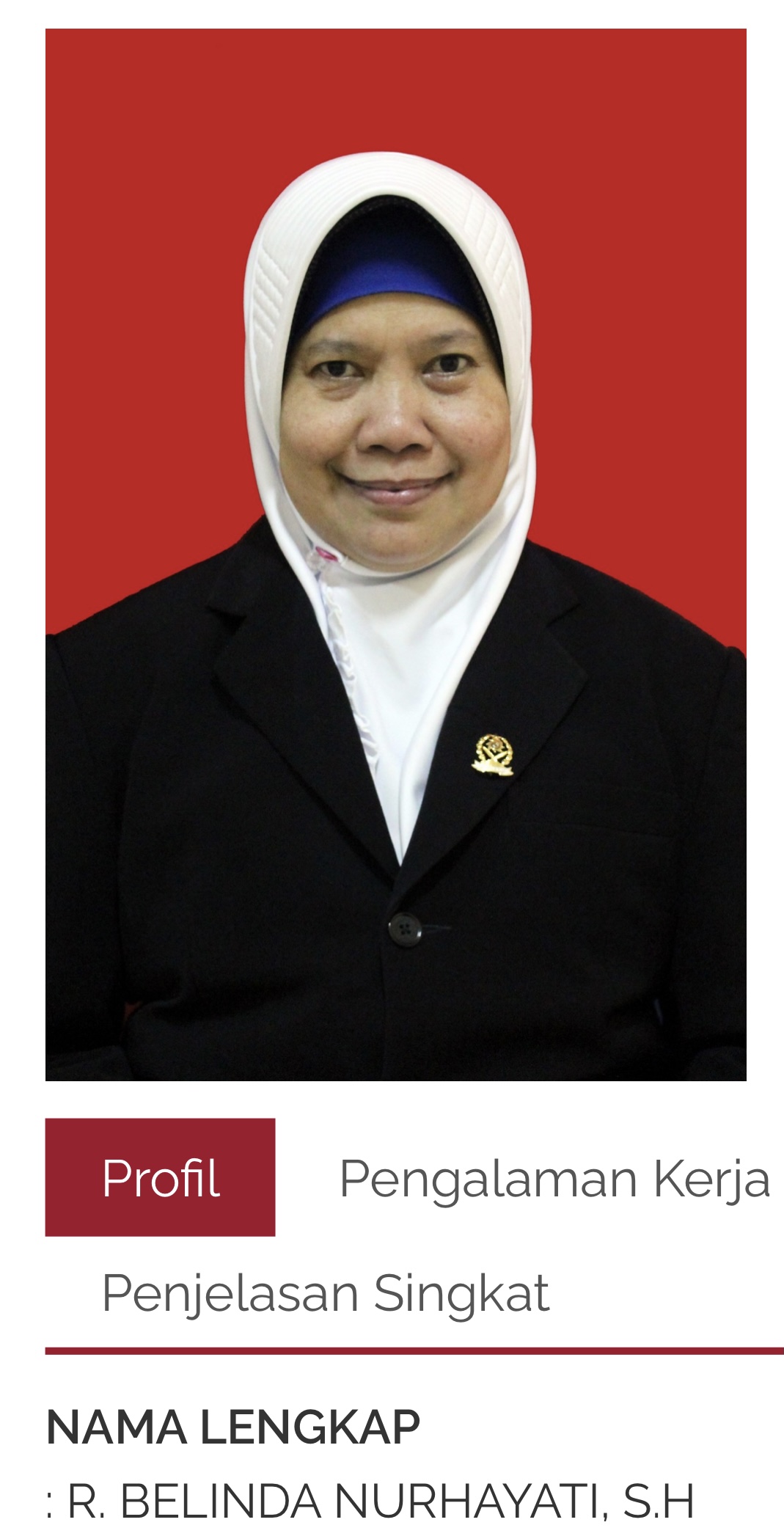 SELAMAT ATAS PELANTIKAN IBU R. BELINDA NURHAYATI, S.H.