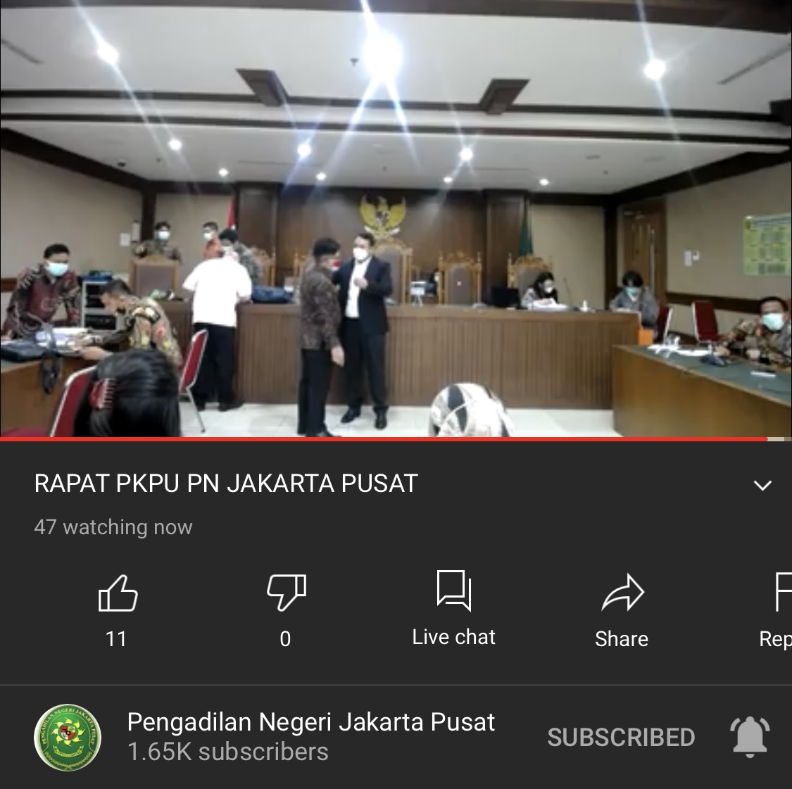 RAPAT VERIFIKASI PERKARA PKPU PT. ASURANSI JIWA KRESNA