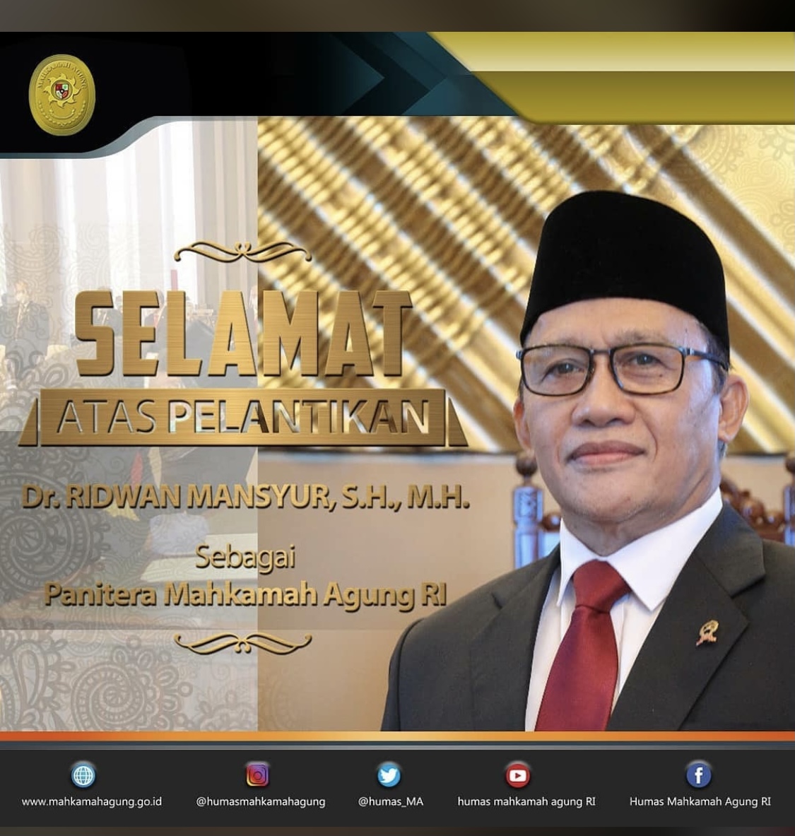 PELANTIKAN PANITERA MAHKAMAH AGUNG RI