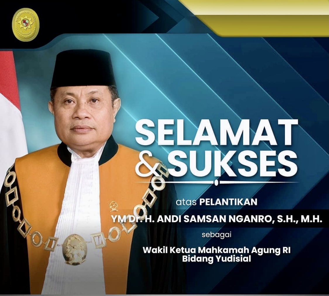 PENGUCAPAN SUMPAH JABATAN WK MA BIDANG YUDISIAL