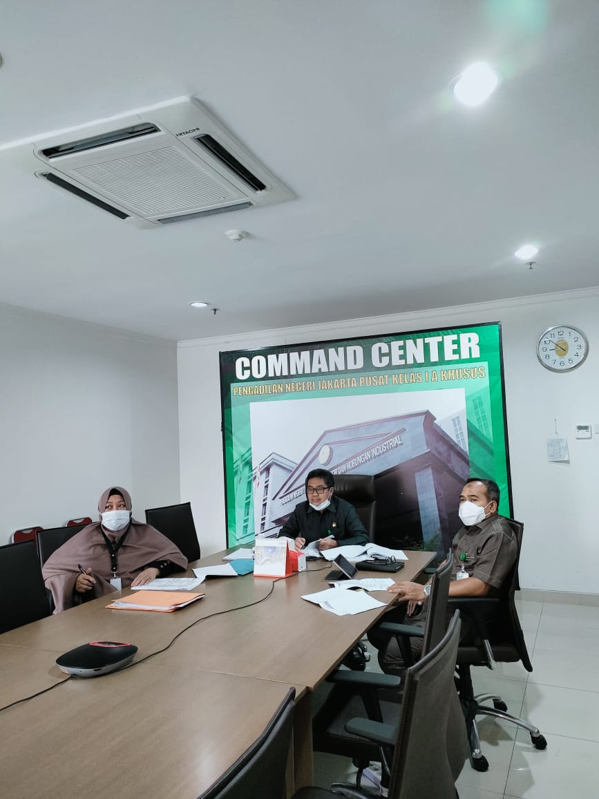 RAPAT BIAYA PEMBERESAN PERKARA NIAGA SECARA DARING