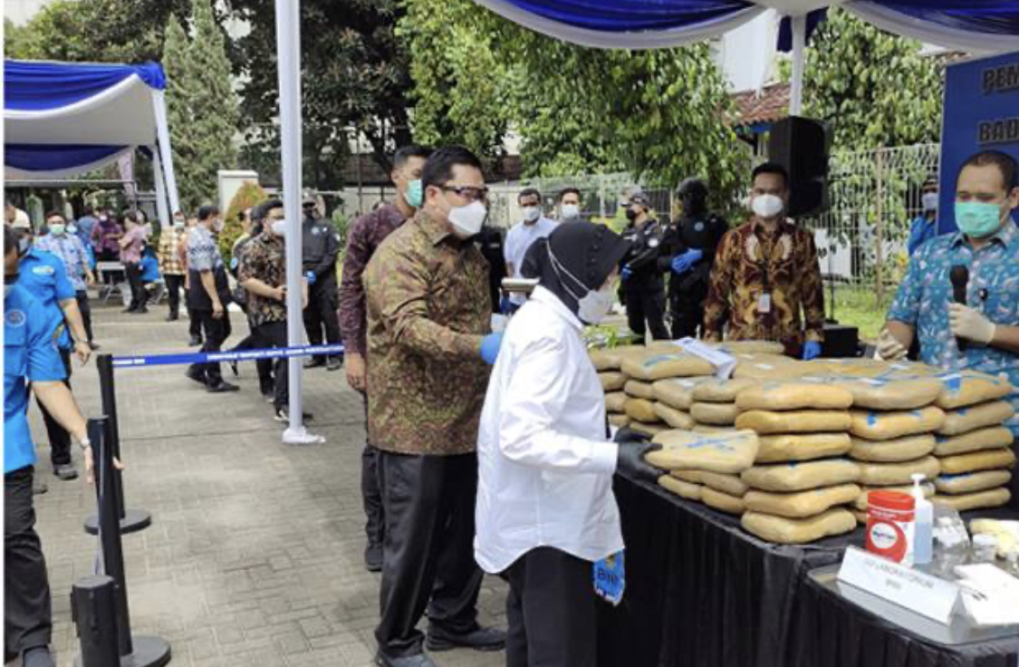 PEMUSNAHAN BARANG BUKTI NARKOTIKA
