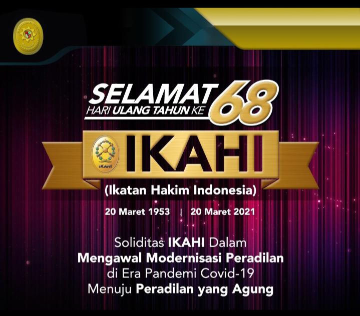 ACARA PUNCAK HUT KE-68 IKAHI DAN SILATURRAHMI NASIONAL