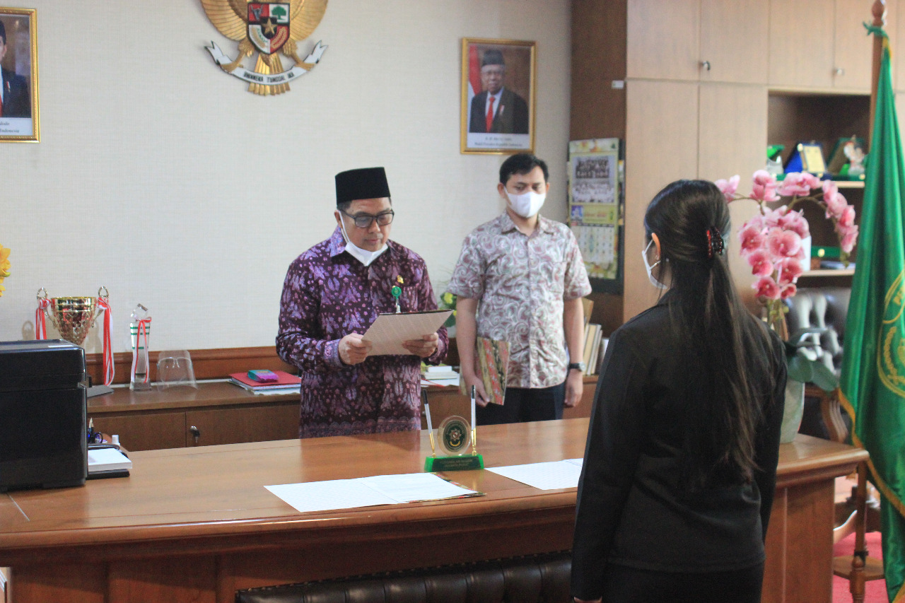 PELANTIKAN DAN PENGAMBILAN SUMPAH JF-PRANATA KOMPUTER