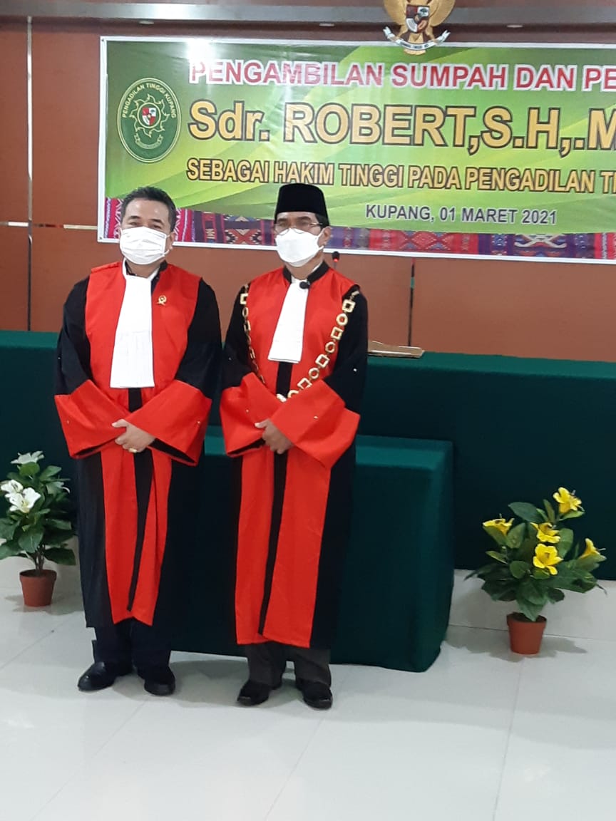 PELANTIKAN Bpk.ROBERT,SH.MHum, HK TINGGI pada PT KUPANG