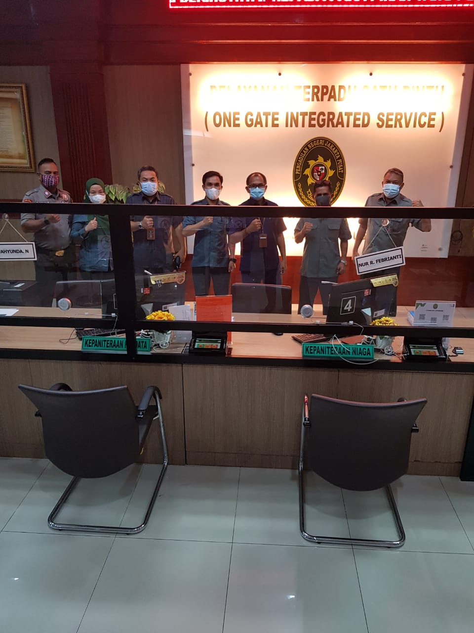 MONITORING PELAKSANAAN PELAYANAN LOKET PTSP