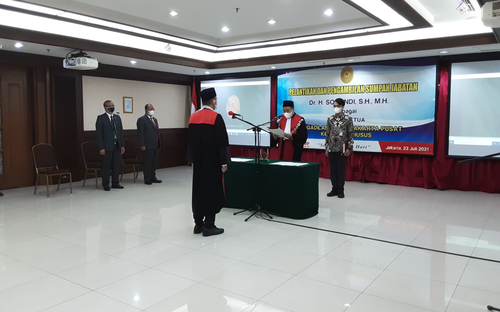 PELANTIKAN WKPN JKT PUSAT - YM Dr. H. SOBANDI,S.H.,M.H.