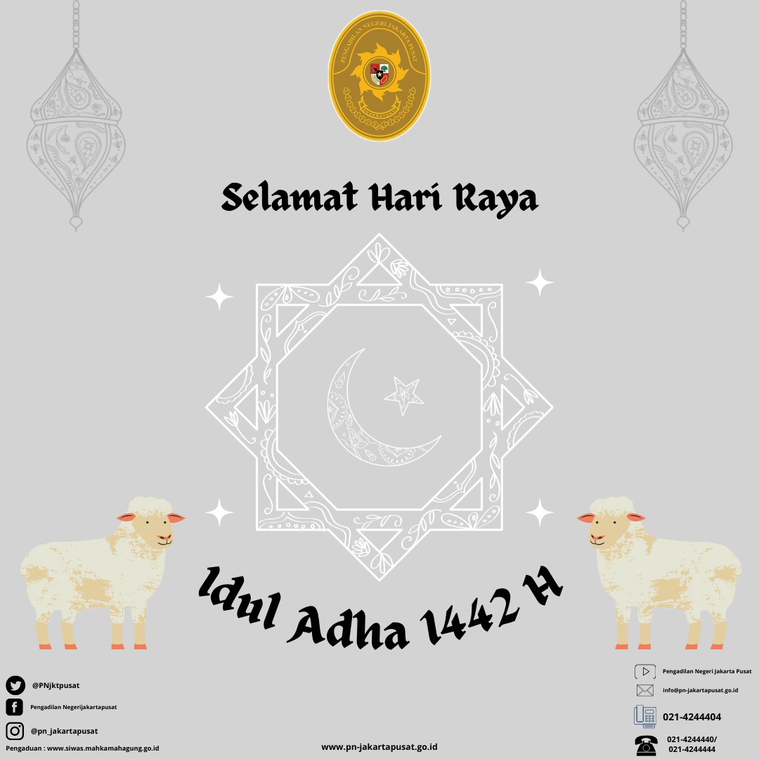 SELAMAT HARI RAYA IDUL ADHA 10 DZULHIJJAH 1442 H