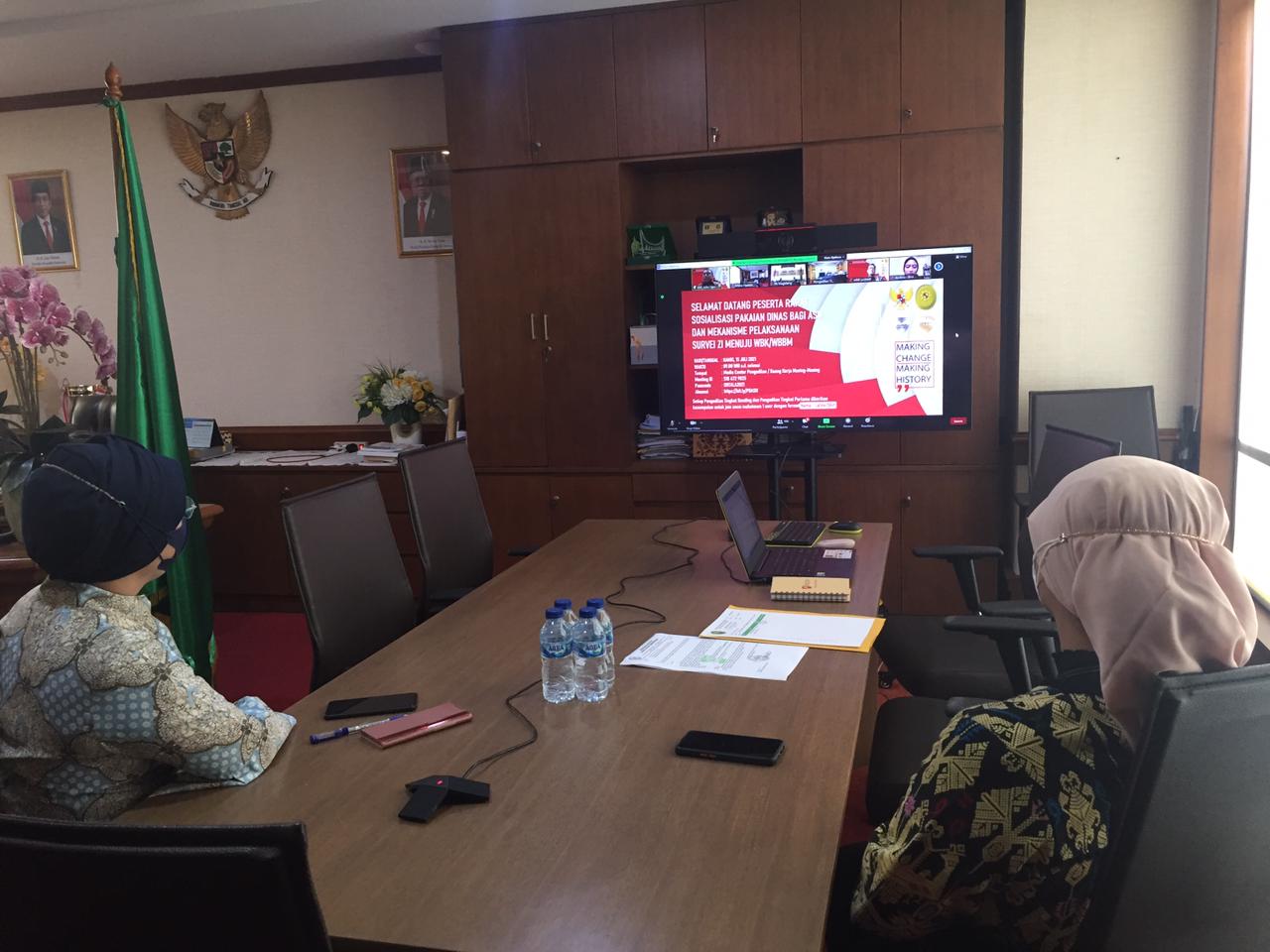 SOSIALISASI PAKAIAN DINAS BAGI ASN DAN MEKANISME PELAKSANAAN SURVEI ZI