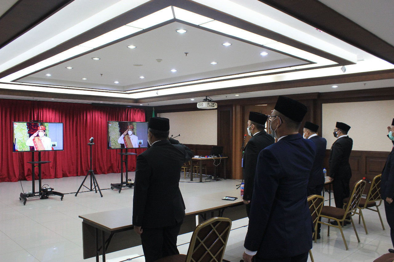 UPACARA PERINGATAN HUT KE-76 KEMERDEKAAN RI TAHUN 2021