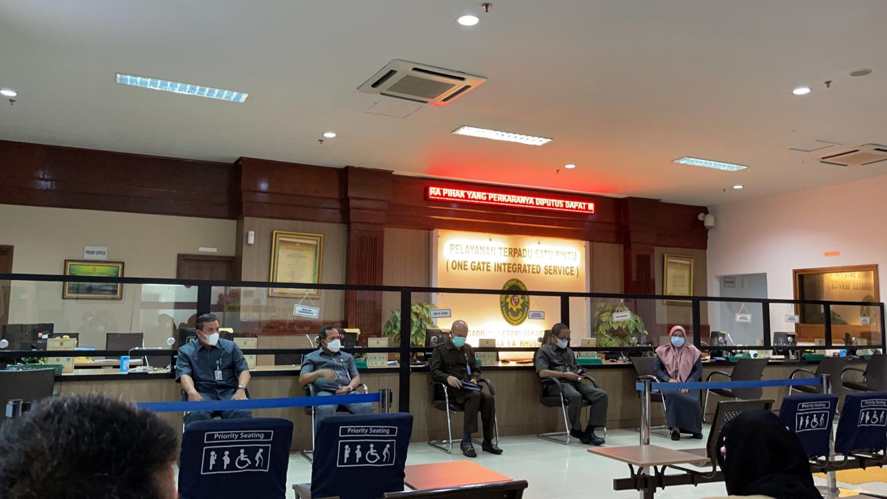 MONITORING EVALUASI (MonEv) DAN BRIEFING LAYANAN PTSP