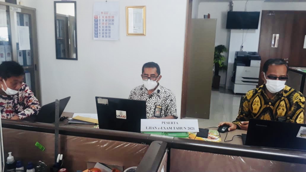 PELAKSANAAN UJIAN DINAS ELEKTRONIK (e-Exam) TAHAP II