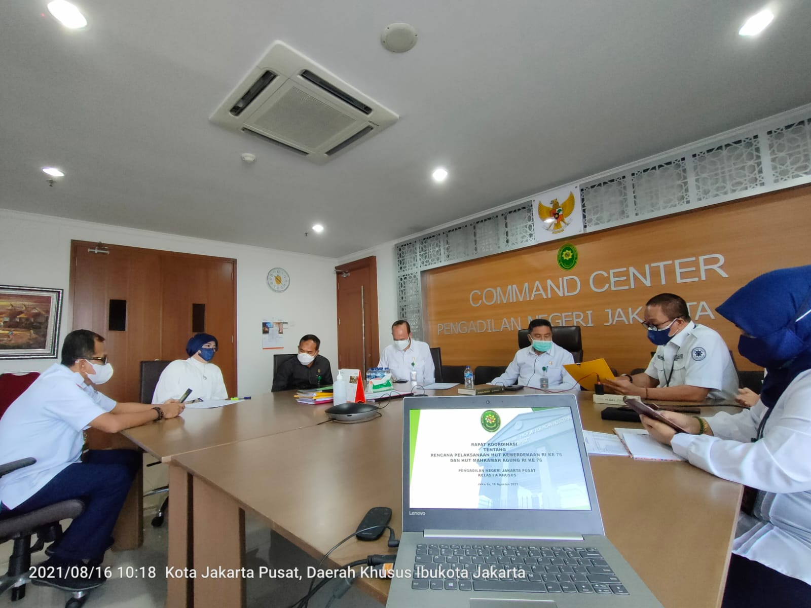 RAKOOR PELAKSANAAN HUT RI DAN HUT MA-RI TAHUN 2021