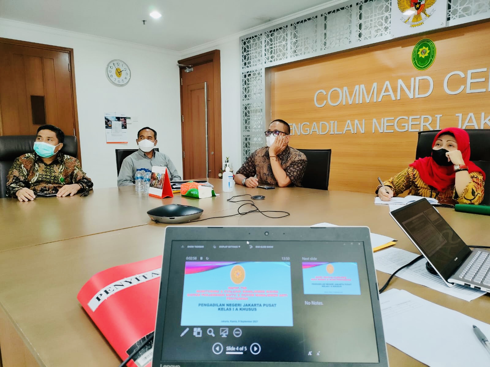 RAPAT MONEV TIM FUNGSI KEPATUHAN ANTI PENYUAPAN (FKAP)