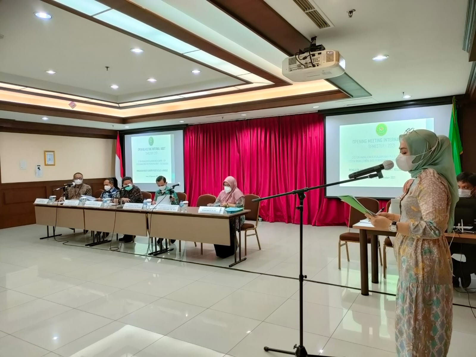 OPENING MEETING APM DAN SMAP SEMESTER I TAHUN 2021