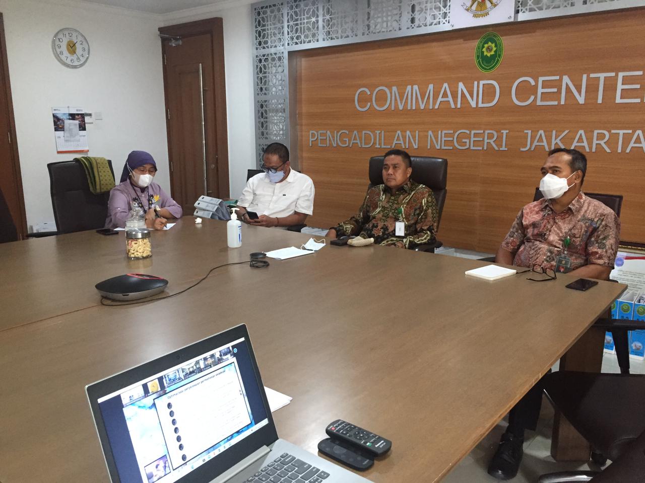 PEMBINAAN TEKNIS VIRTUAL OLEH PIMPINAN MAHKAMAH AGUNG