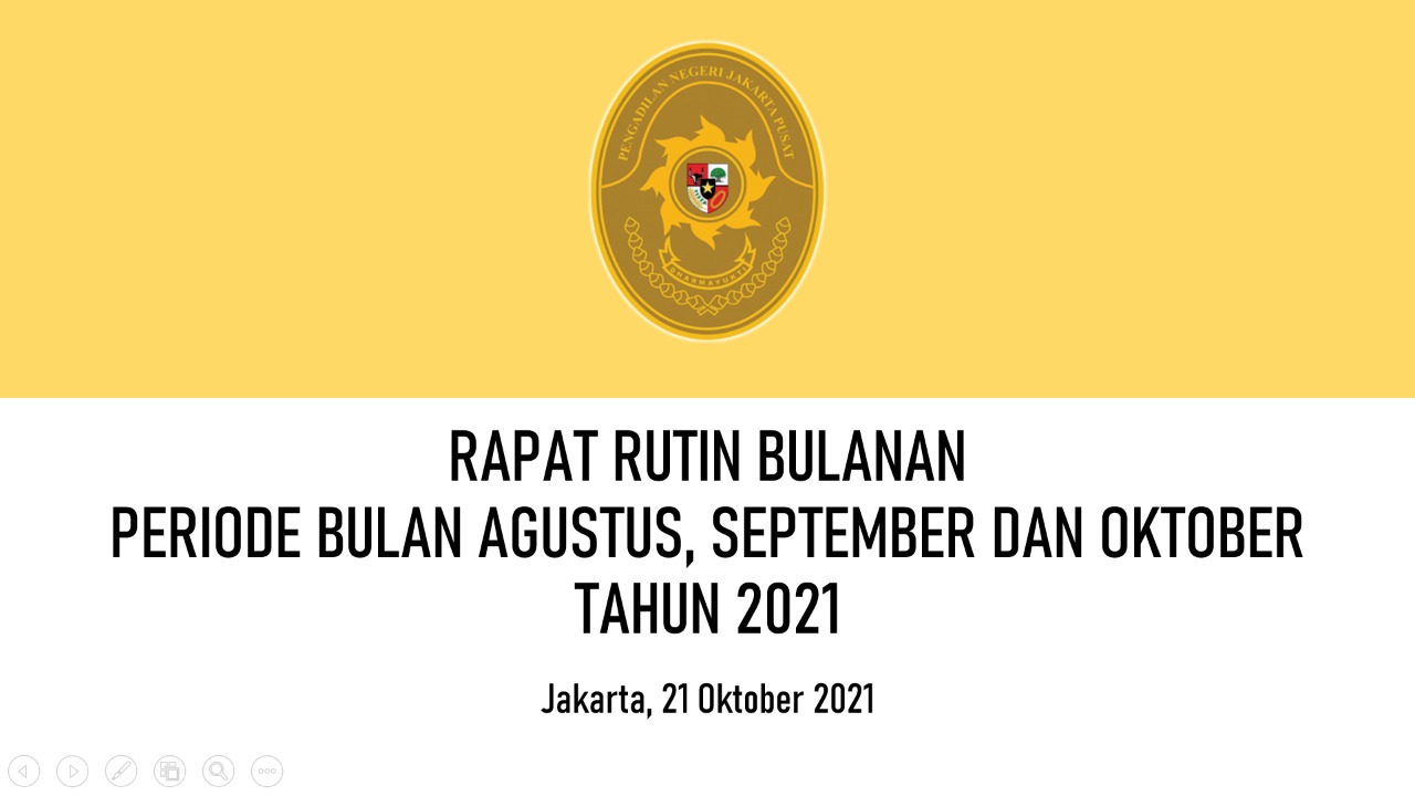 RAPAT RUTIN BULANAN - MONITORING EVALUASI KINERJA