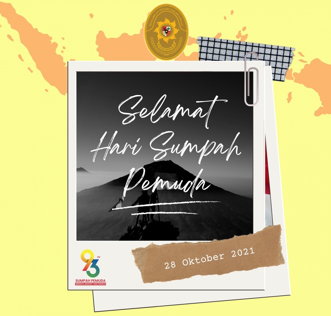 SELAMAT HARI SUMPAH PEMUDA KE-93, 28 OKTOBER 2021
