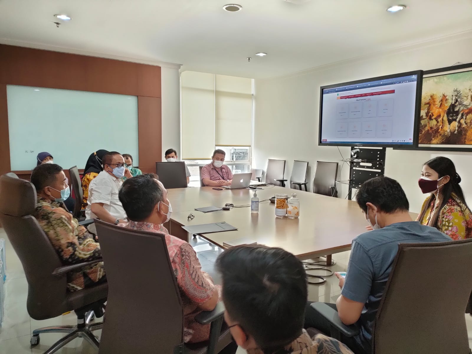 RAPAT KOORDINASI TIM PEMBAHARUAN SITUSWEB/ WEBSITE