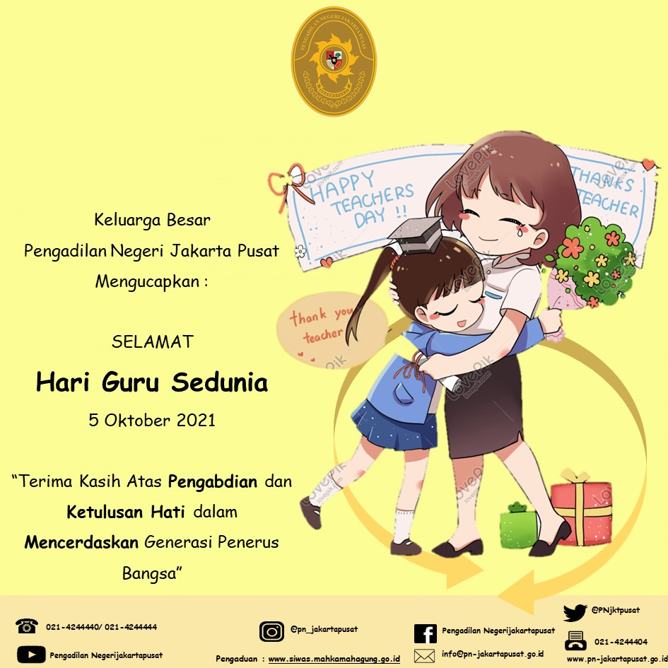 SELAMAT HARI GURU SEDUNIA TAHUN 2021