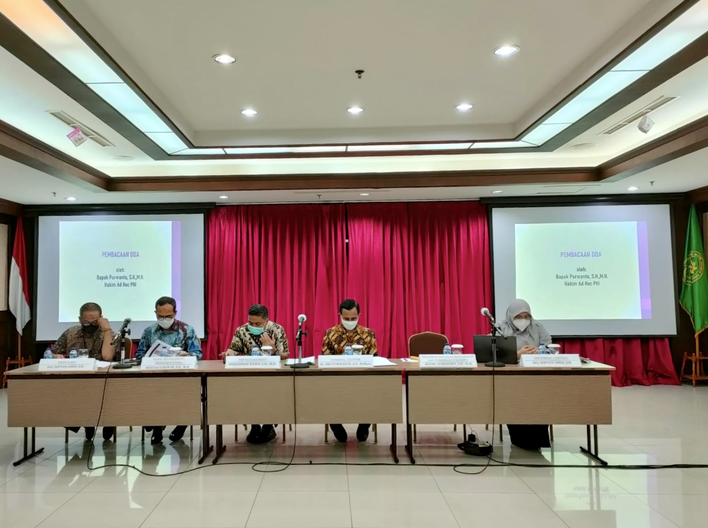 CLOSING MEETING SMPM dan AUDIT INTERNAL SMAP Semester I