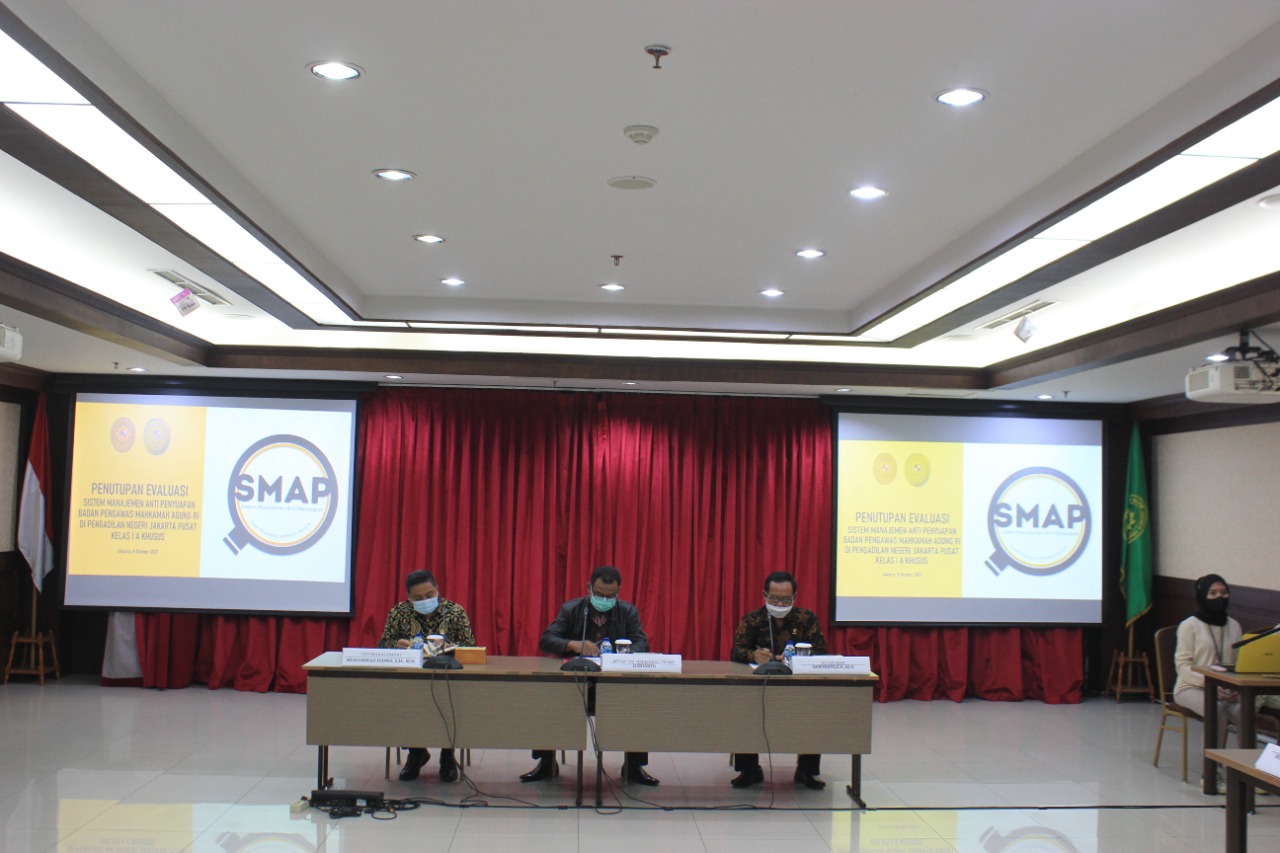 PENUTUPAN EVALUASI SMAP OLEH BADAN PENGAWASAN MA-RI