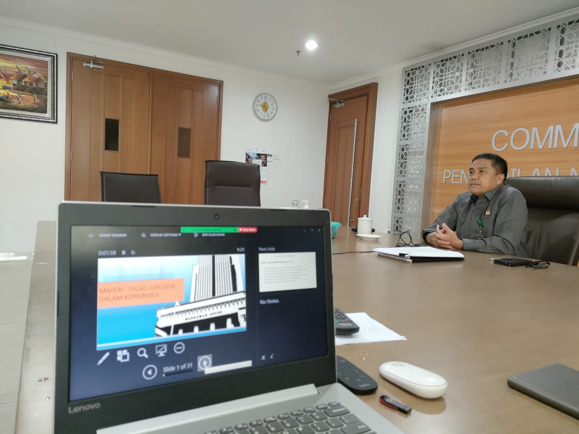 KPN JAKARTA PUSAT SEBAGAI PENGAJAR DIKLAT TEKNIS JS/JSP