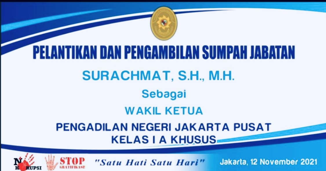 PELANTIKAN DAN PENGAMBILAN SUMPAH JABATAN WKPN