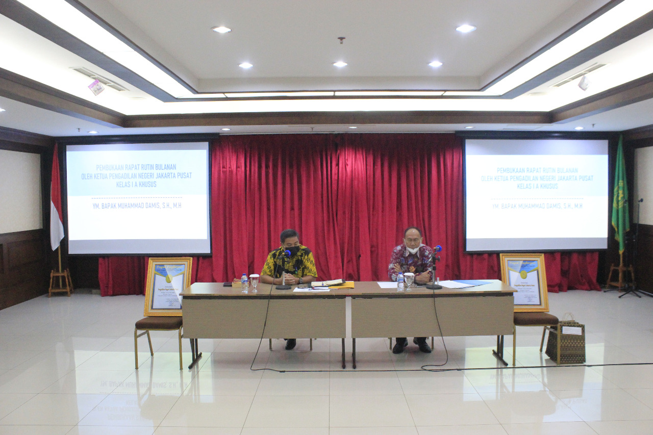 RAPAT RUTIN BULANAN - MONITORING EVALUASI KINERJA