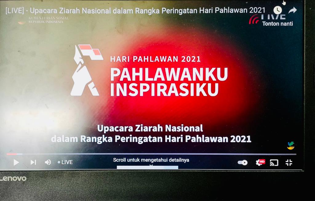 UPACARA PERINGATAN HARI PAHLAWAN TAHUN 2021