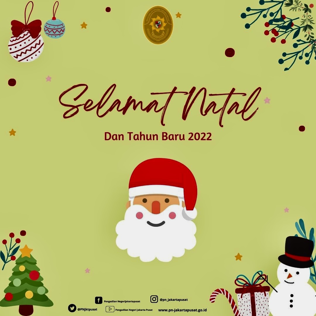 SELAMAT NATAL 2021 DAN TAHUN BARU 2022