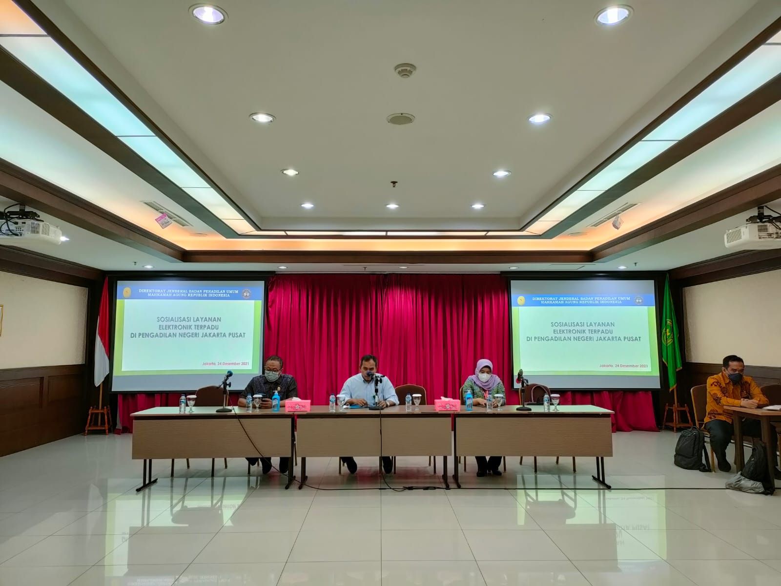 SOSIALISASI LAYANAN ELEKTRONIK TERPADU DITJEN BADILUM