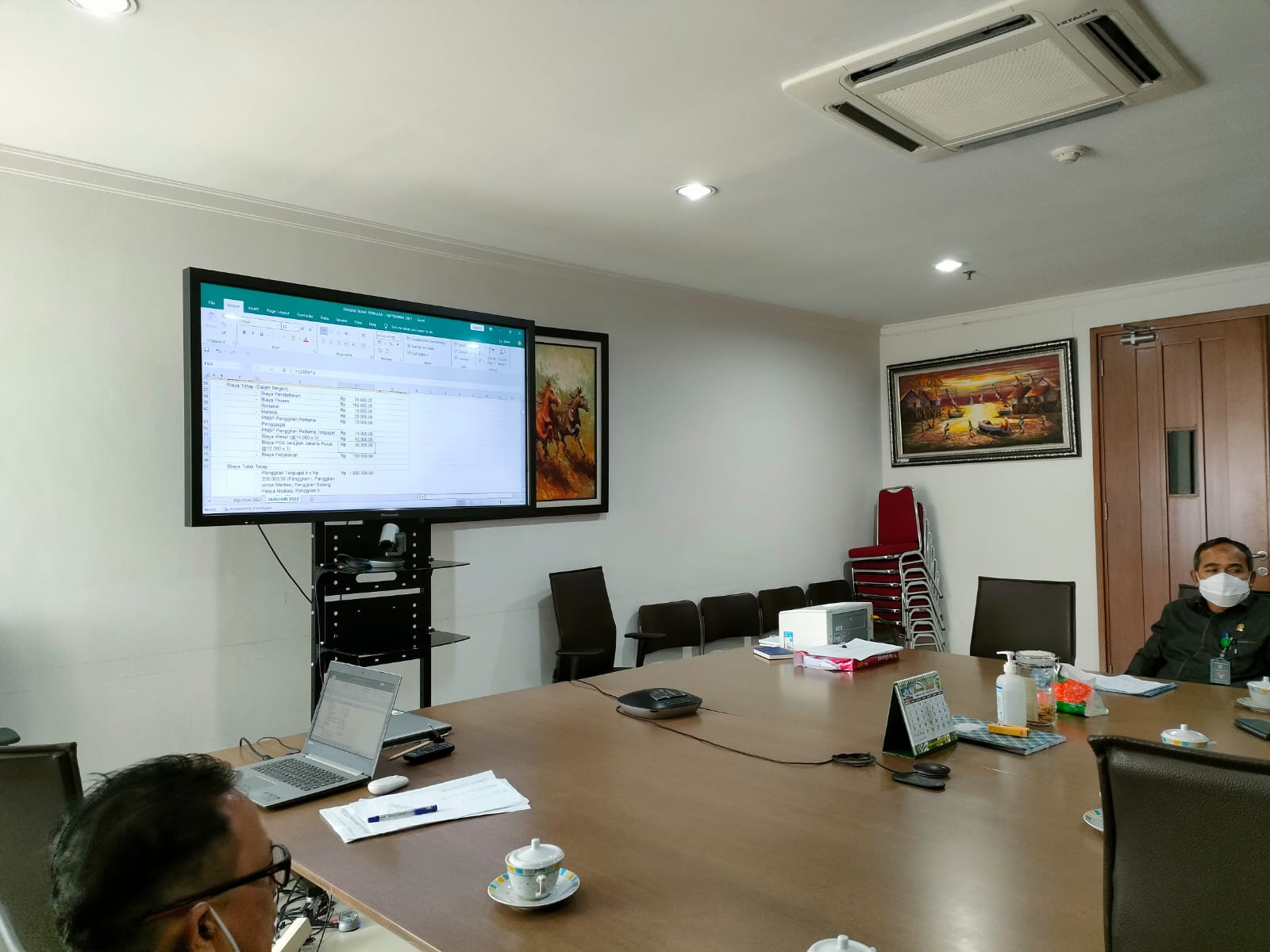 RAPAT KOORDINASI PENETAPAN PANJAR BIAYA PERKARA 2022