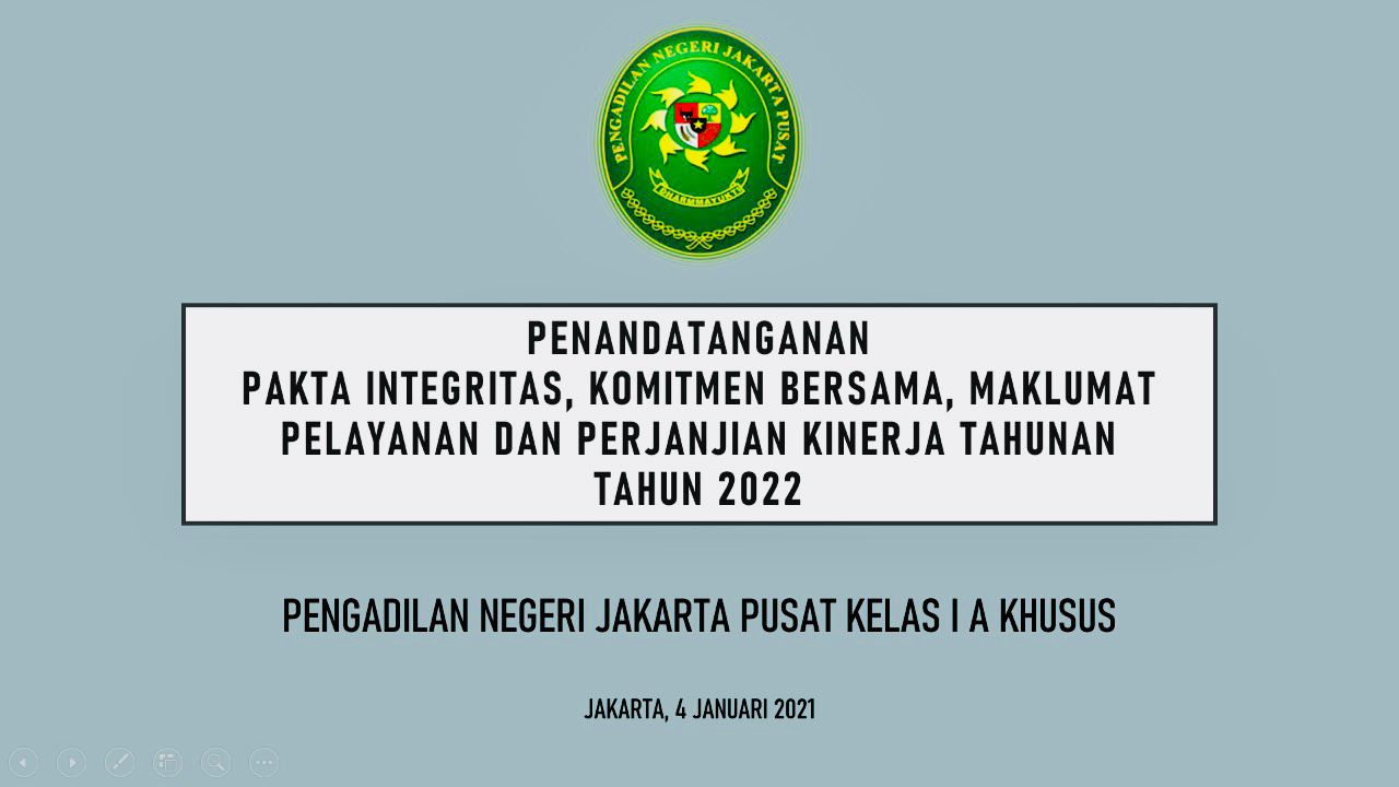 PENANDATANGAN PAKTA INTEGRITAS & KOMITMEN BERSAMA 2022