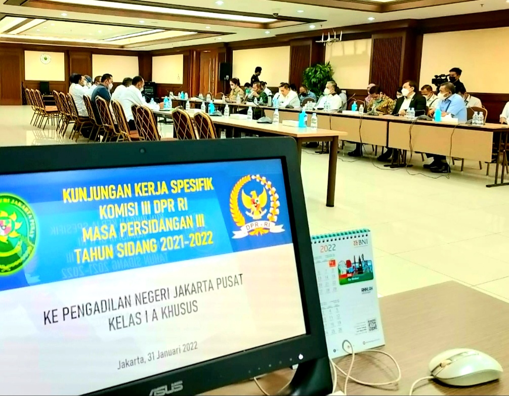 KUNJUNGAN KERJA SPESIFIK KOMISI III DPR RI