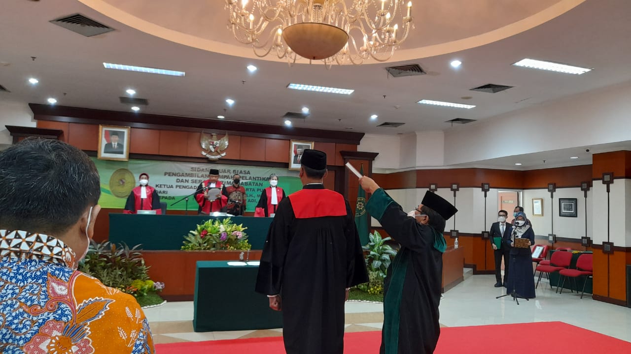 PENGAMBILAN SUMPAH & PELANTIKAN KETUA PN JAKARTA PUSAT