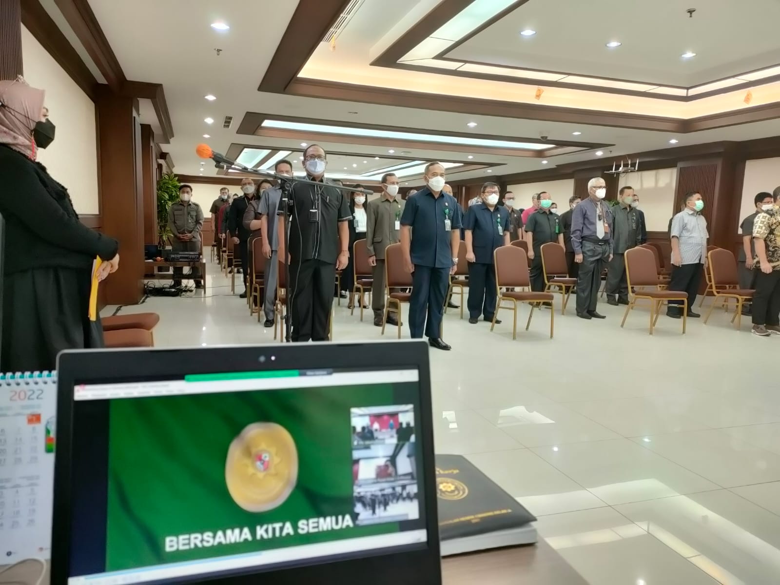 RAPAT RUTIN BULANAN PERIODE BULAN FEBRUARI TAHUN 2022