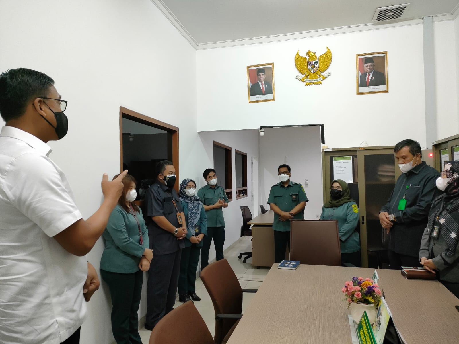 BRIEFING, MONITORING DAN EVALUASI LAYANAN PTSP 2022