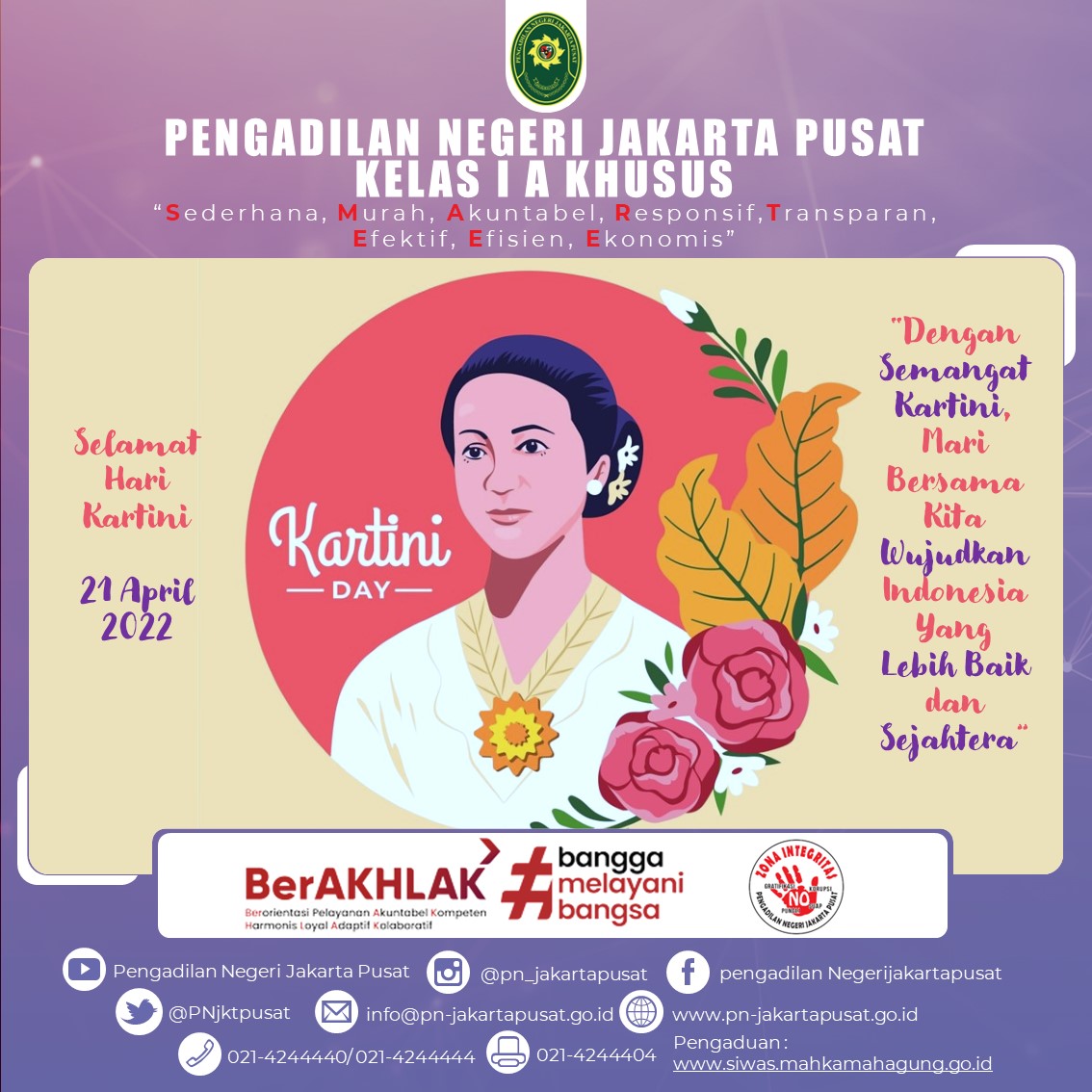 SELAMAT HARI KARTINI TAHUN 2022