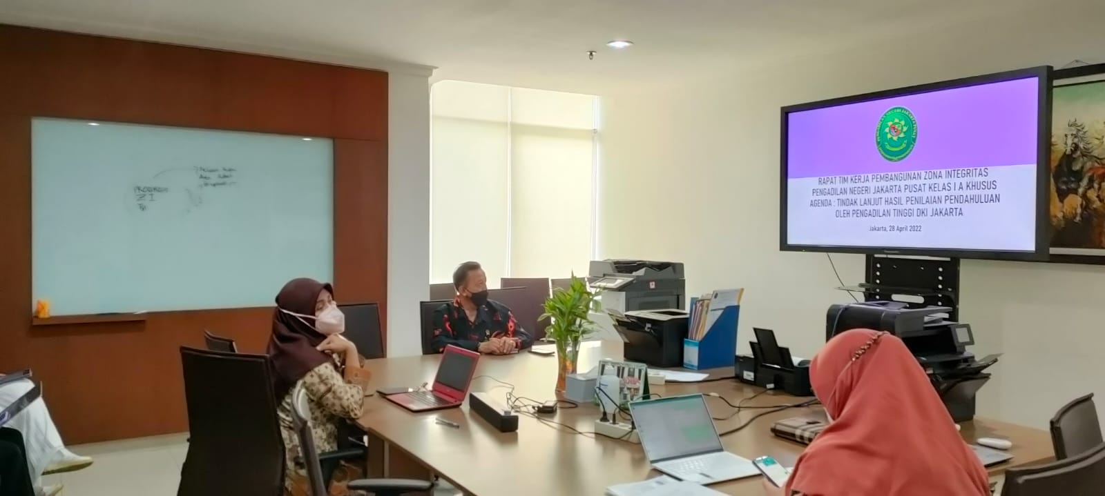 RAPAT KERJA TIM PEMBANGUNAN ZONA INTEGRITAS TAHUN 2022