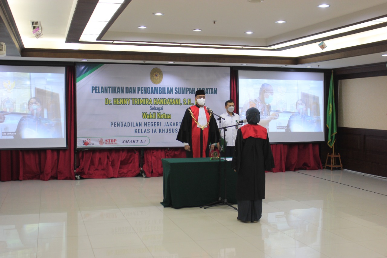 PELANTIKAN DAN PENGAMBILAN SUMPAH JABATAN WKPN JAKARTA PUSAT